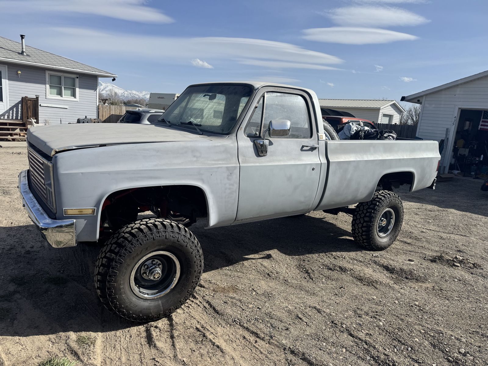 1982 Chevy K10 Square Body with Lift Kit and 454 Engine