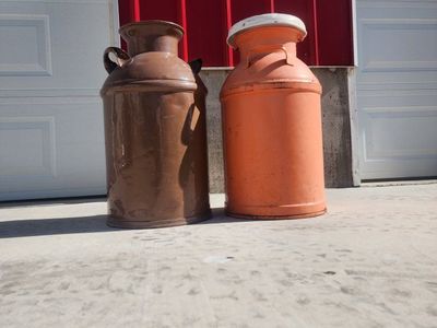 milk cans