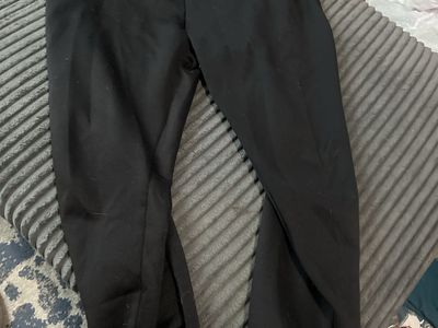 32 Degrees Heat Black Jogger Sweatpants Size Medium Drawstring