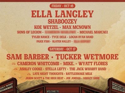 REDWEST Music Festival Ticket - October 16-17, Salt Lake City, UT - Feat. Koe Wetzel, Ella Langley & more