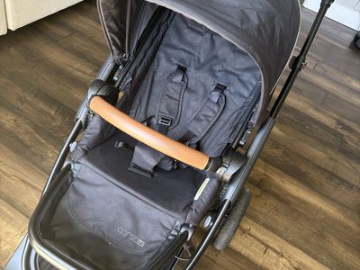 Chicco Corso LE Modular Stroller - Black with Leather Accents, Excellent Condition