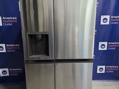 LG Smart Side-by-Side Refrigerator (PrintProof Stainless Steel), 36-Inch Wide, 27.2 Cu. Ft.