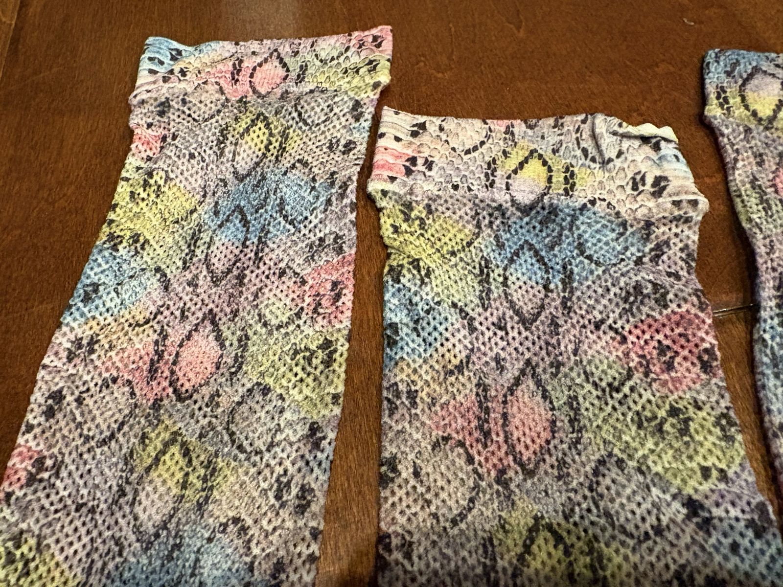 New Knee High Socks Pastel Snake Print - 6 available 