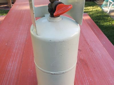 Vintage Manchester Small 1972 Propane Tank