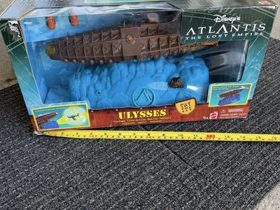 Mattel Disney's Atlantis The Lost Empire Ulysses Virtual Live-Action Battle Vessel Toy