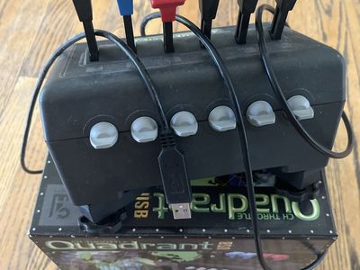 CH Products Quadrant USB Throttle for Flight Simulators
