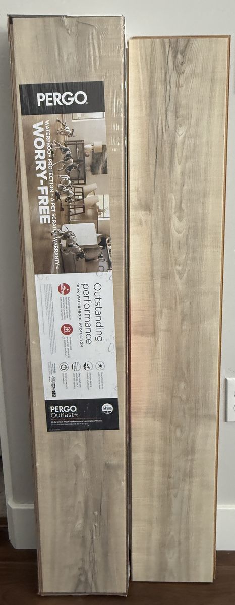 Pergo Outlast+ Buff Weathered Maple Waterproof Laminate Wood Flooring