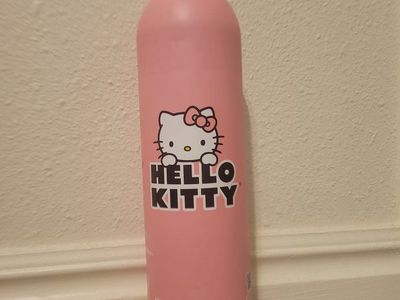 Hello Kitty Pink Aluminum Water Bottle