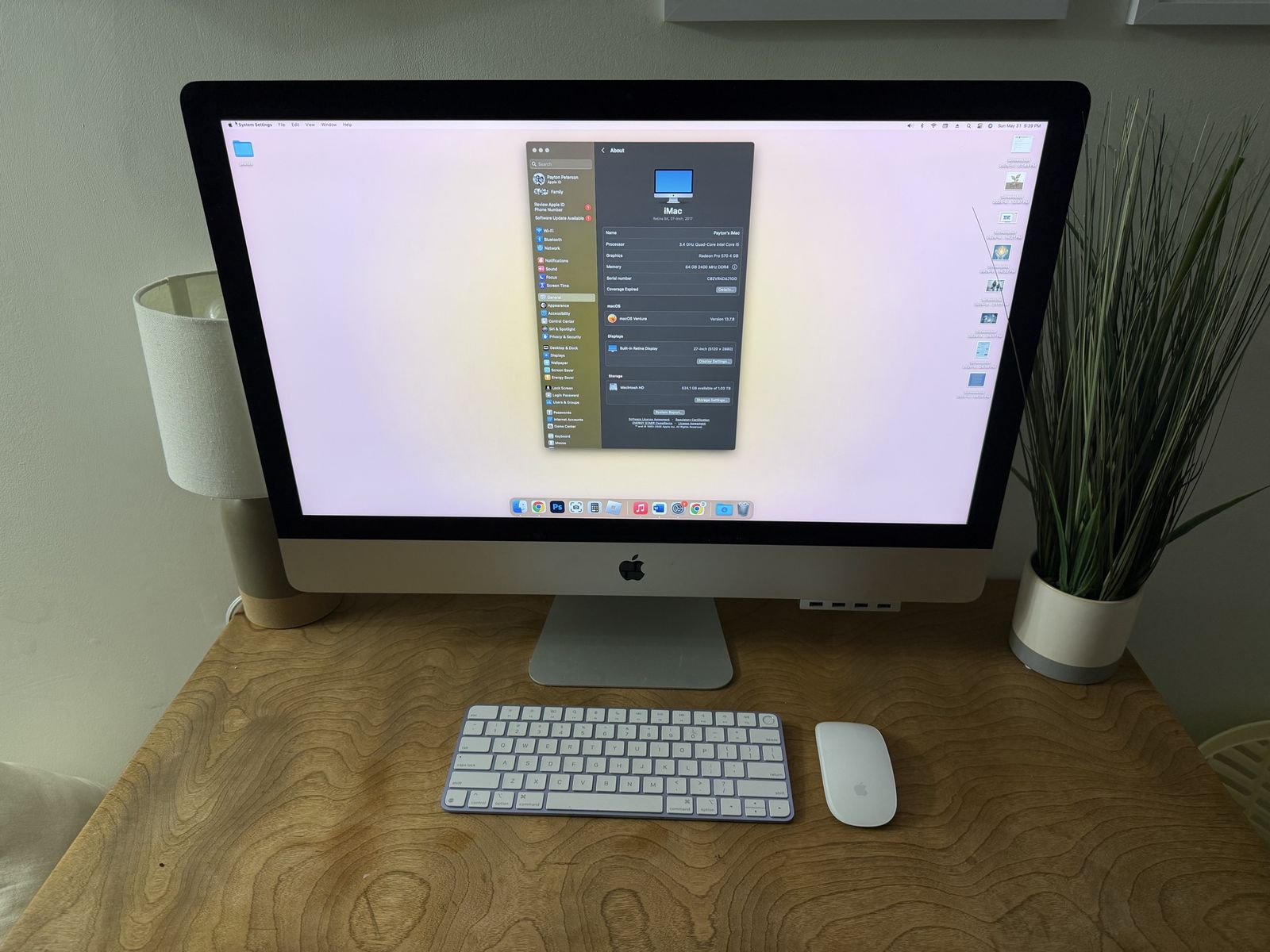 Apple iMac 2017 27” 3.4ghz 64GB RAM 1TB