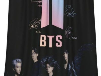 New BTS K-Pop Group Photo Blanket 50x60 Ultra Soft Micro Fleece Throw