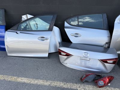 2014–2018 Mazda3 Sedan OEM Body Parts – Doors, Trunk & Tail Lights – $850 OBO