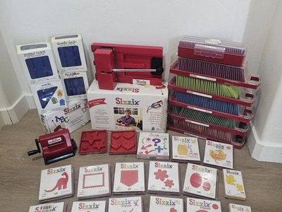Huge Lot of SIZZIX Diecutting Scrapbook Supplies