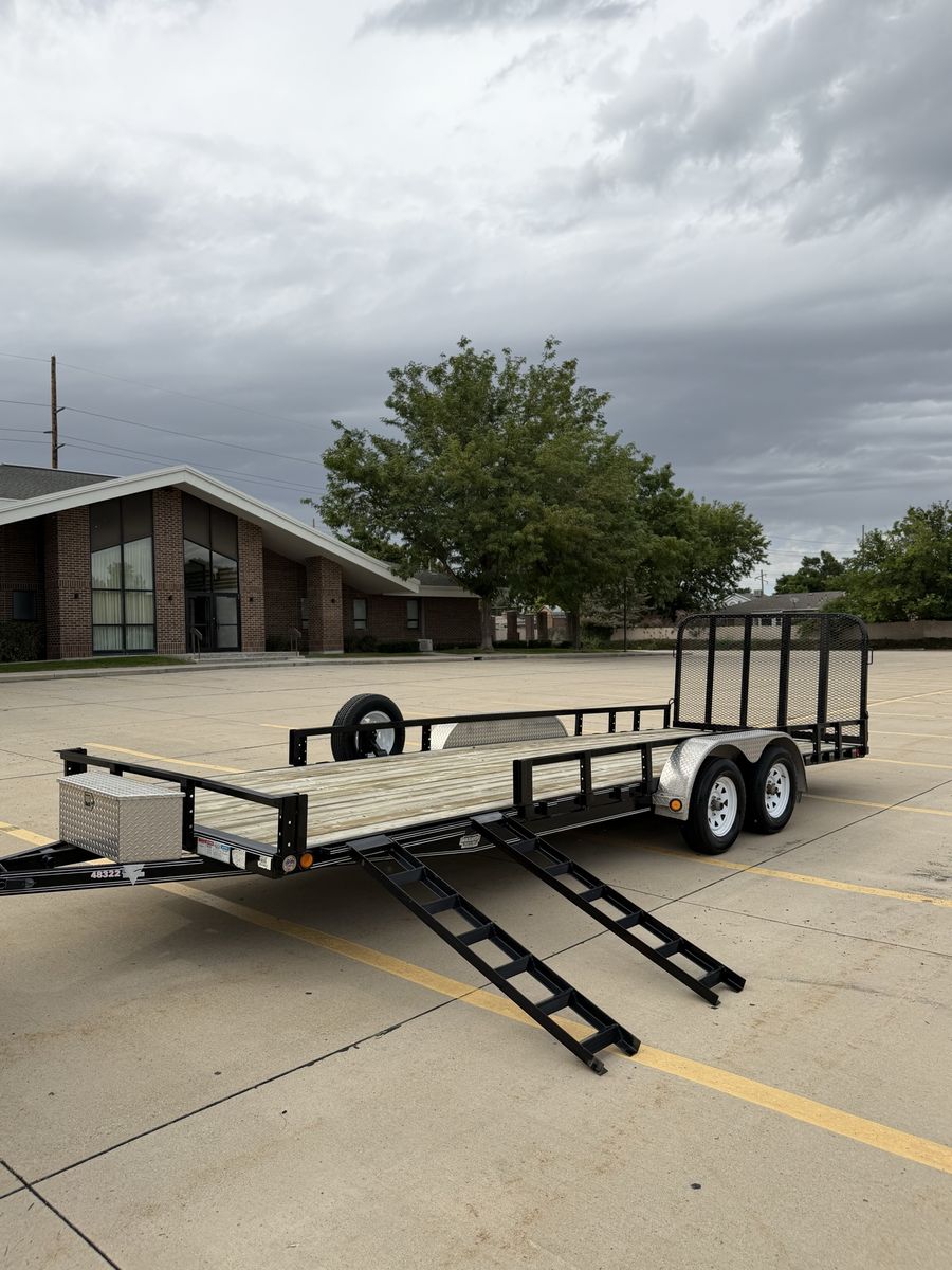7x22 PJ dual axle trailer 