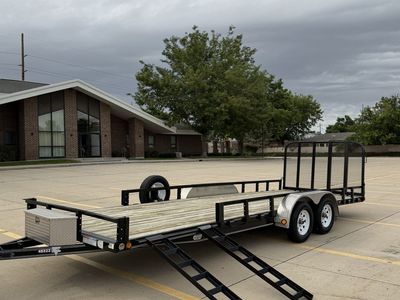 7x22 PJ dual axle trailer