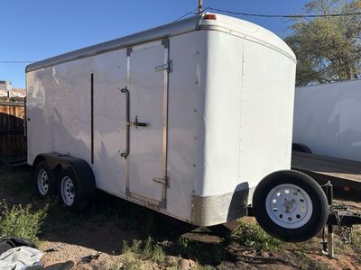 2015 Mirage 7x14 Enclosed Trailer Ramp Door