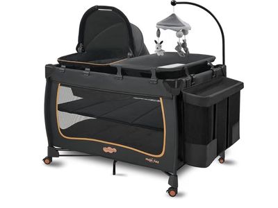 Pamo Babe 6 in 1 Baby Pack and Play with Bassinet