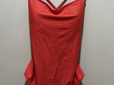 NWT J Crew Strappy Back Pink One Piece Seimsuit 10