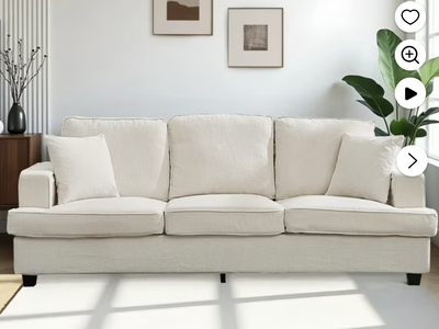 New in Box! Beige Sofa Couch