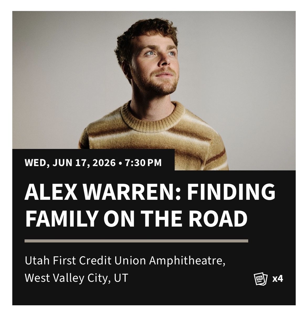 Alex Warren 2 Tickets (Grand Pit2)