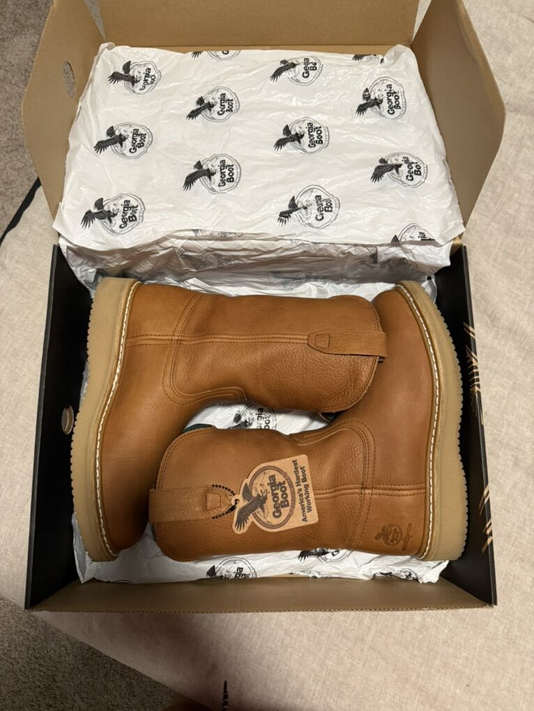 Georgia Boot Wedge Pull-on Work Boot