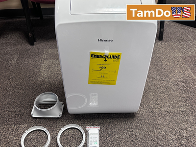 Hisense AP0722CW1W 7000 BTU Portable Air Conditioner 300 Sq Ft 115V Smart WiFi