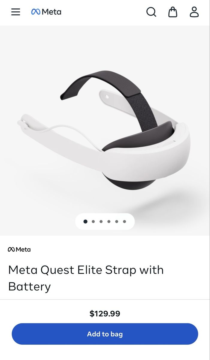 Meta Quest 3  Elite Strap With Battery Pack