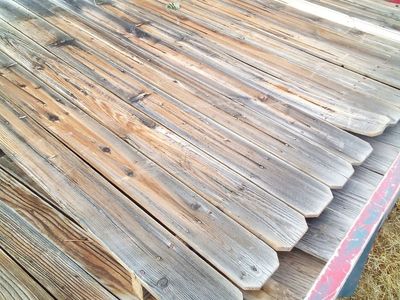 Approx. 150ft or more of good 5inch 6x7 fencing panels.