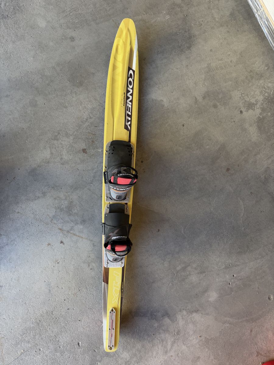 Connelly F1X Graphite Slalom Water Ski - Used, Yellow with Bindings