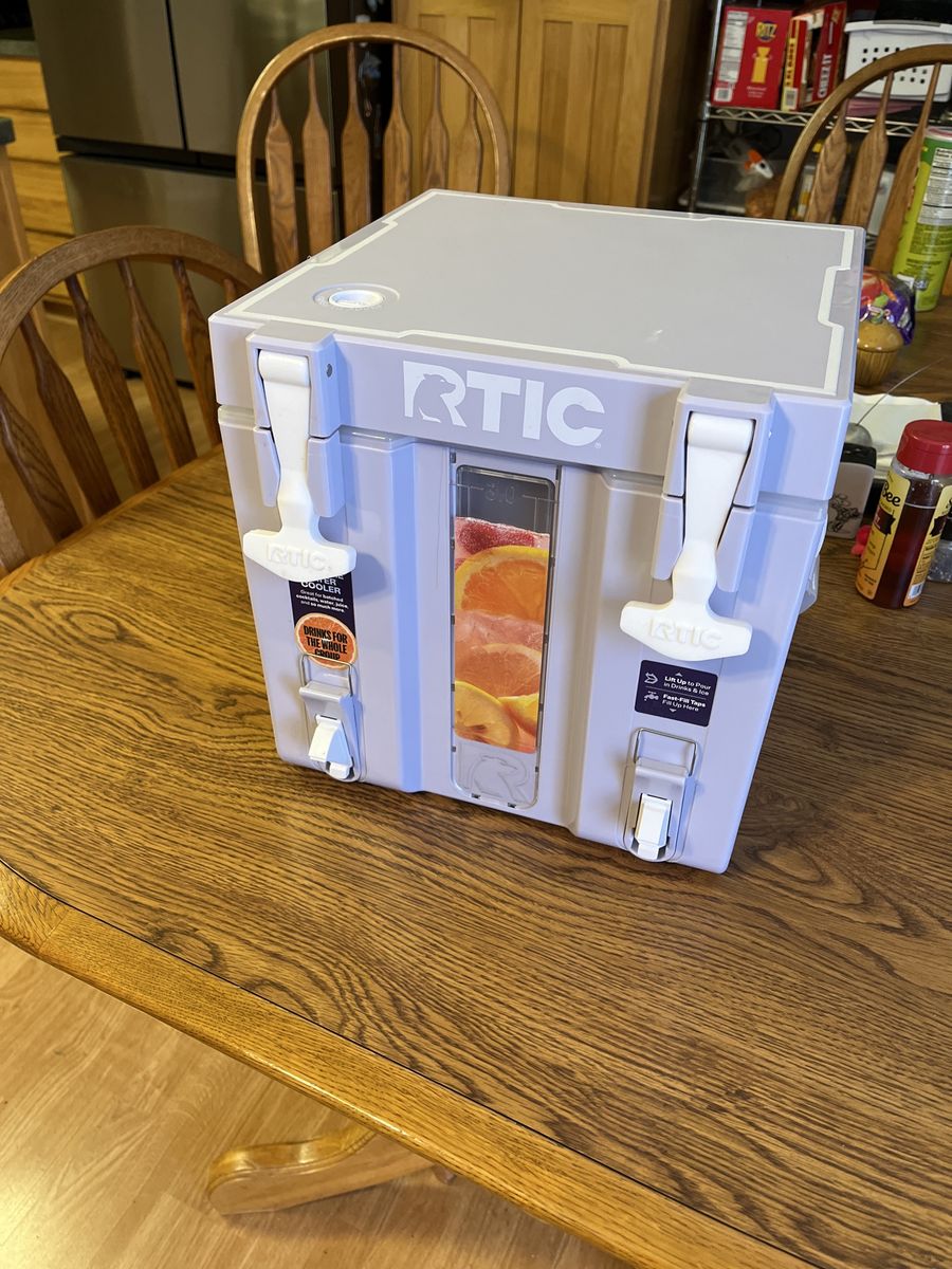RTIC Jug 3.0 Cooler - Rare lilac color 3Gallon, Drinks for the Whole Crew, Fast-Pour Taps