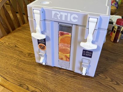 RTIC Jug 3.0 Cooler - Rare lilac color 3Gallon, Drinks for the Whole Crew, Fast-Pour Taps