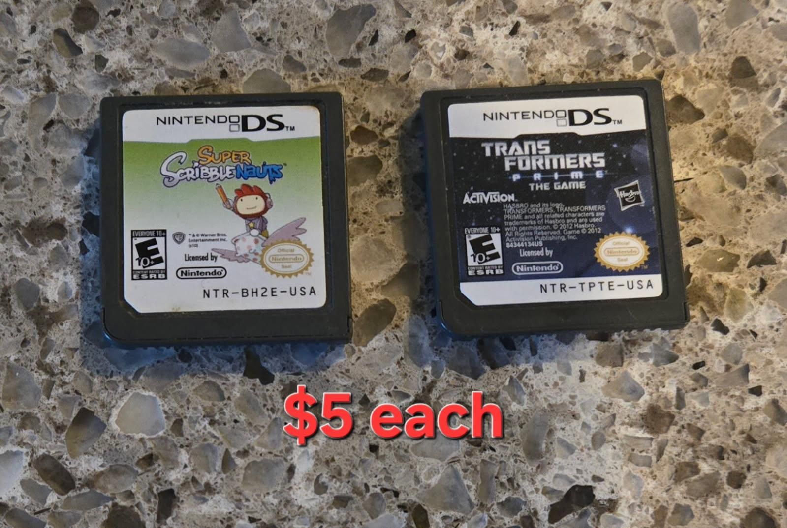 Nintendo ds games $5 each including Fifa Street 2~ Trades considered!