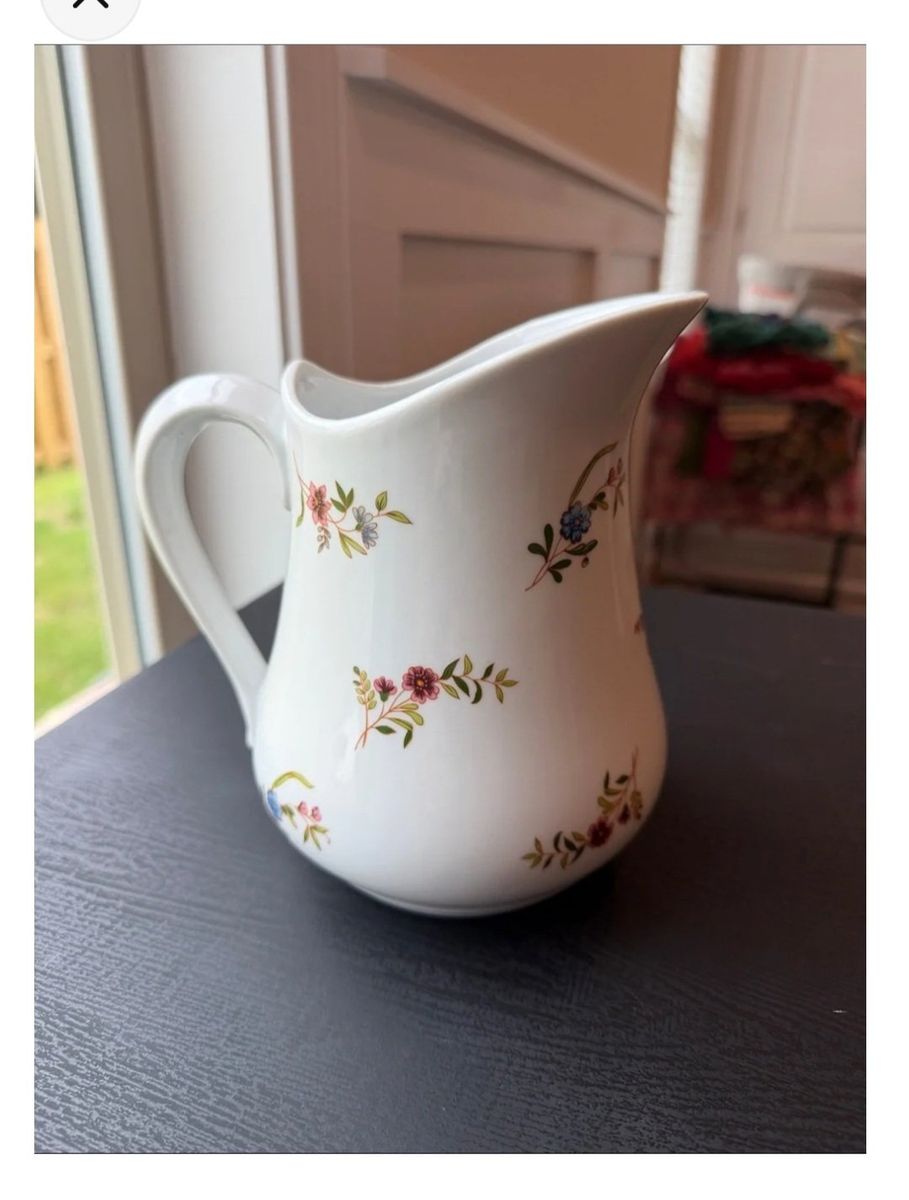 BIA Cordon Bleu The Frieda Collection Floral Porcelain Pitcher