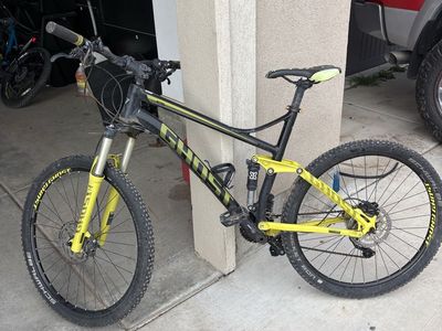 Ghost SE Actinum 29er Mountain Bike - Yellow/Black, Full Suspension, Shimano Deore
