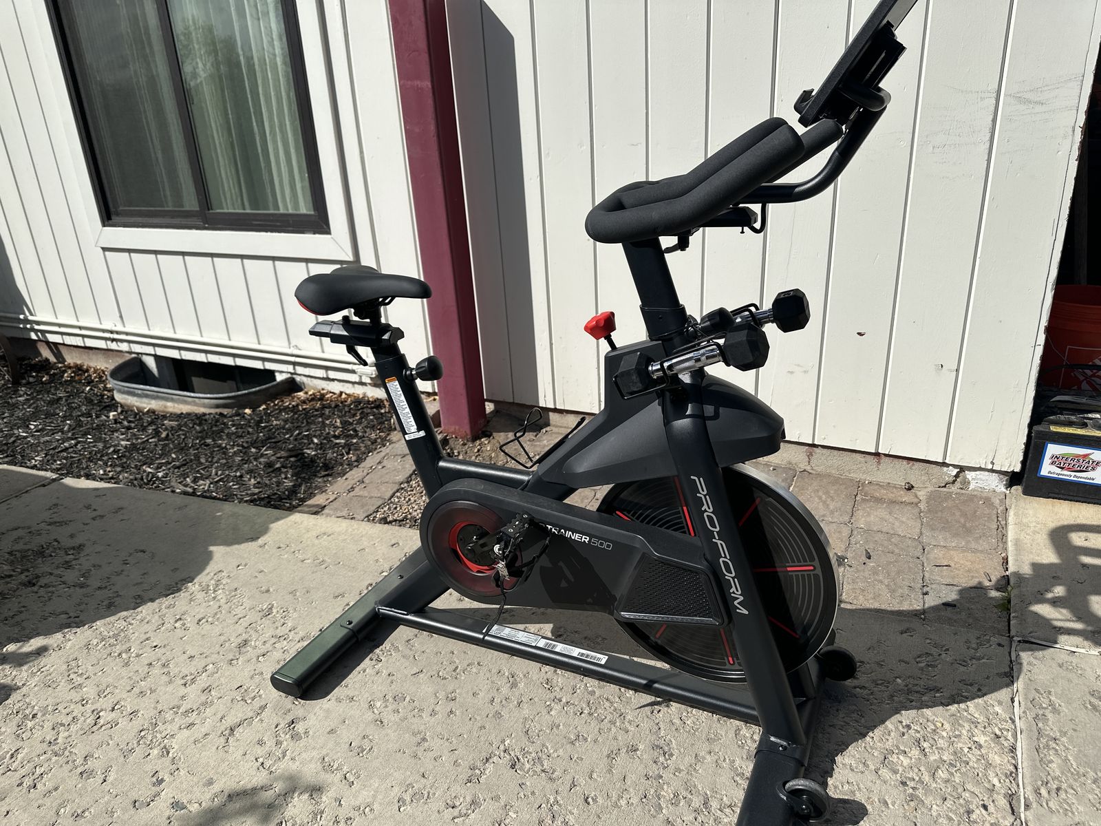 Free- Proform Training Bike With 3 Lb Weights