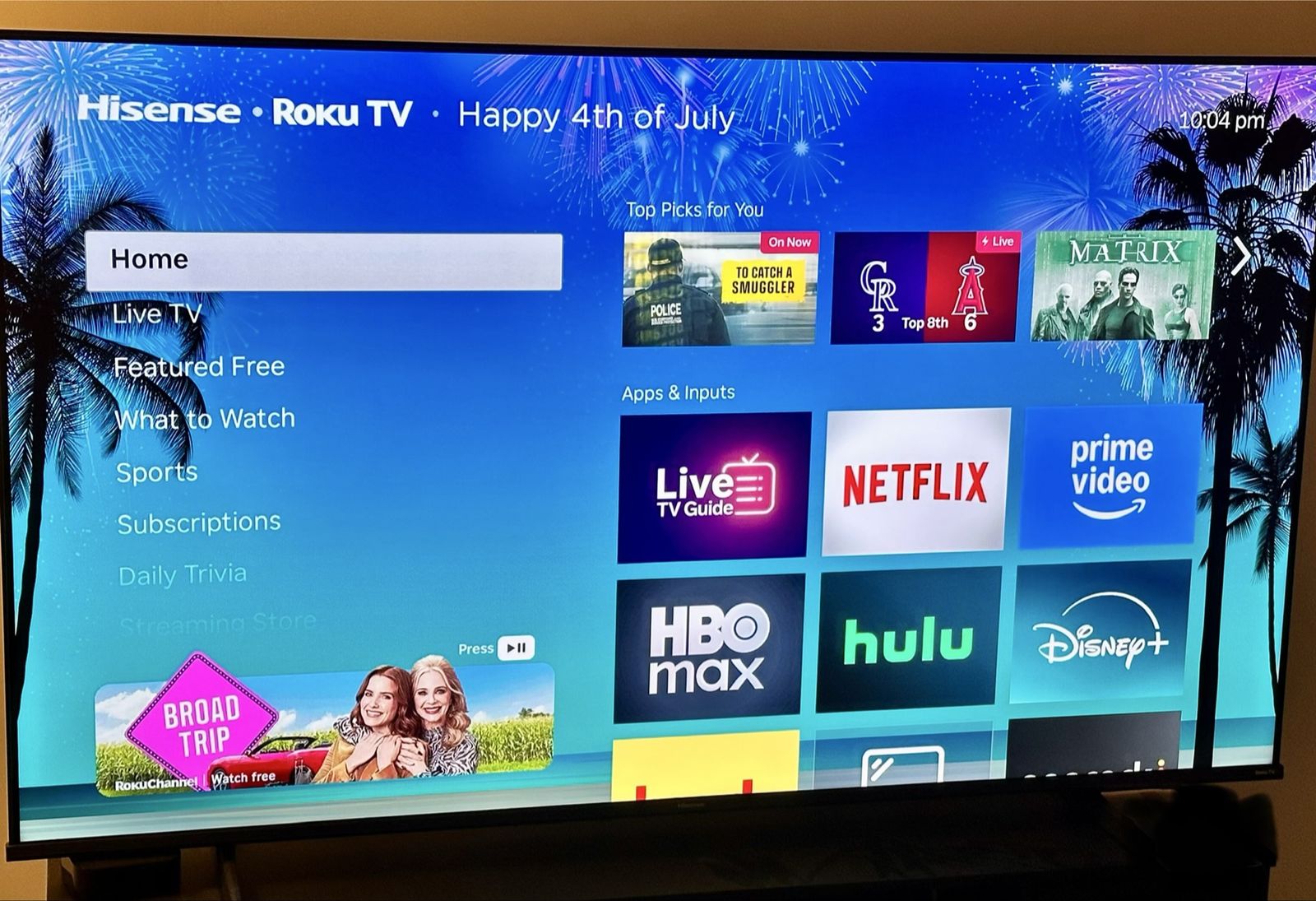 58” Hisense Roku Smart TV