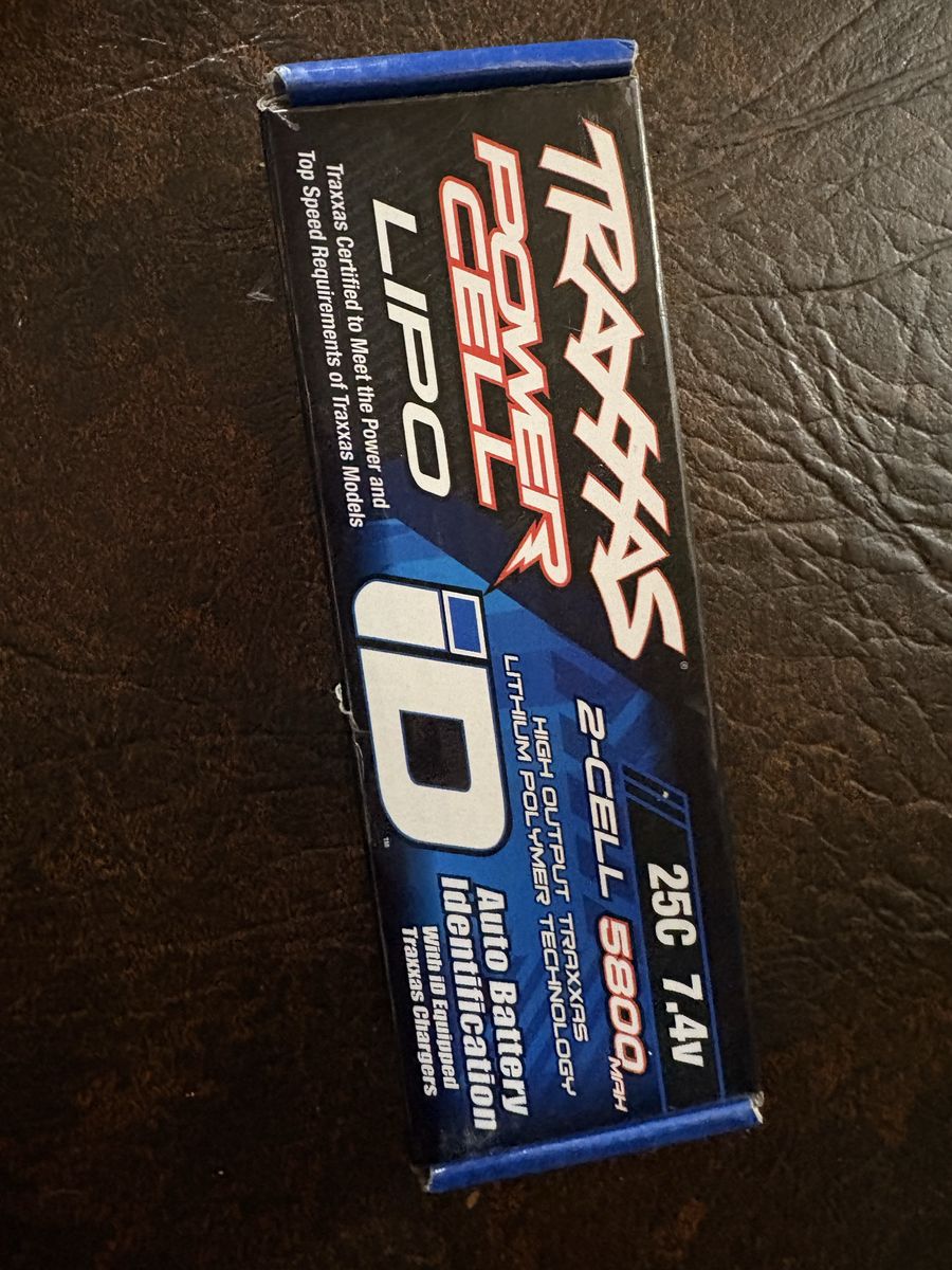 Traxxas 2843X 2S 7.4V 5800mAh 25C LiPo Battery w/iDTM Connector - Slash FAST PACK