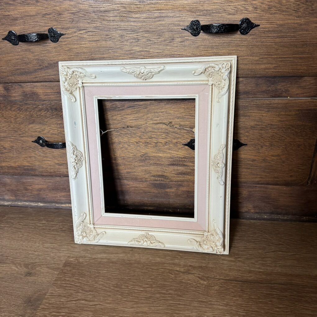 Vintage Wooden Picture Frame Ornate Corners