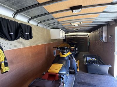 Snowmobile trailer and sleds