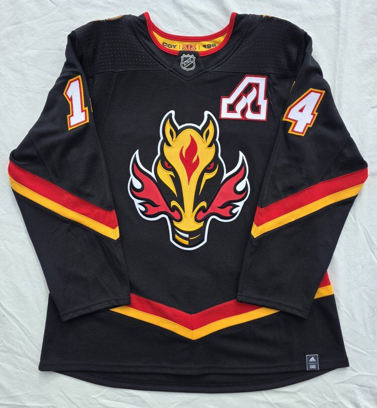 Calgary Flames Reverse Retro 1 Theo Fleury Jersey