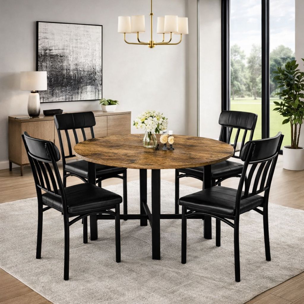 NEW Table & 4 Chairs Dining Set