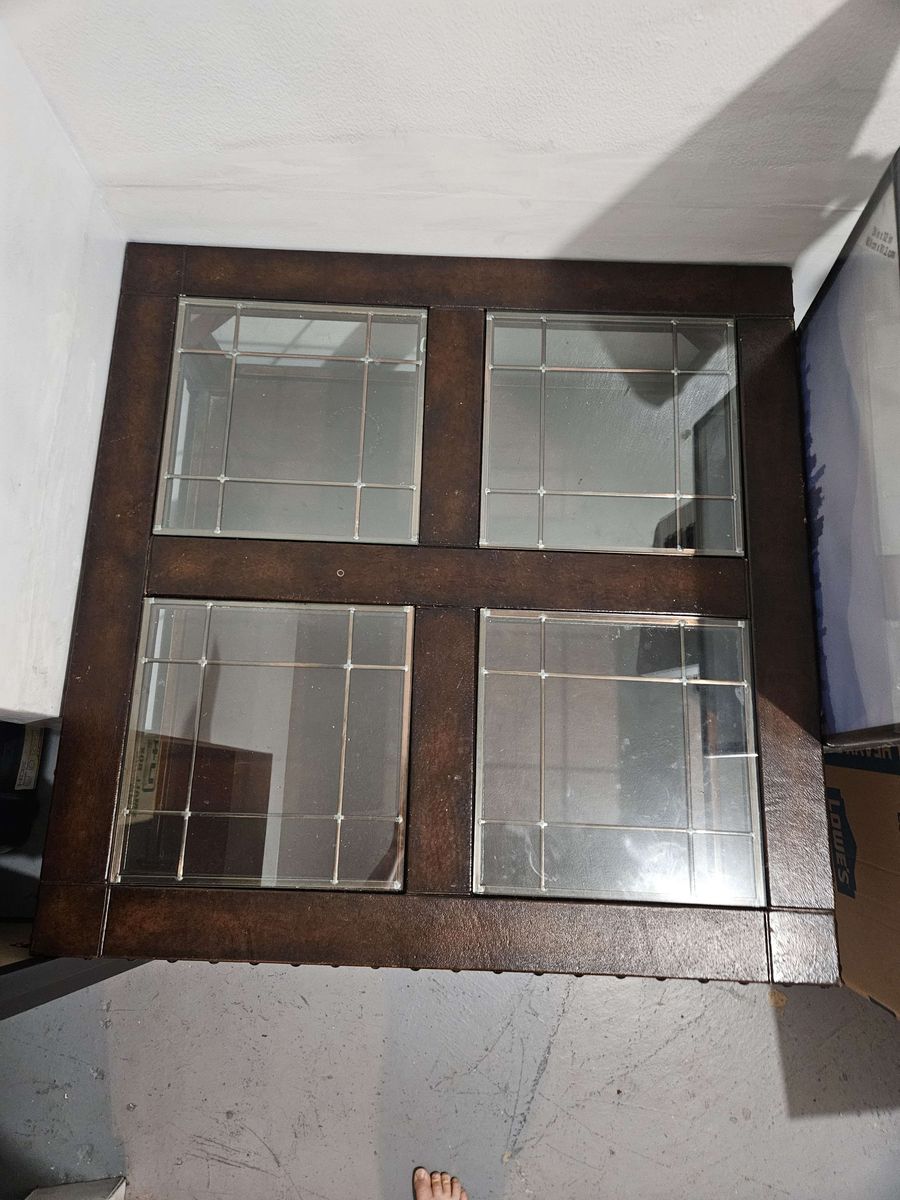 Glass Top Coffee Table (price drop!)