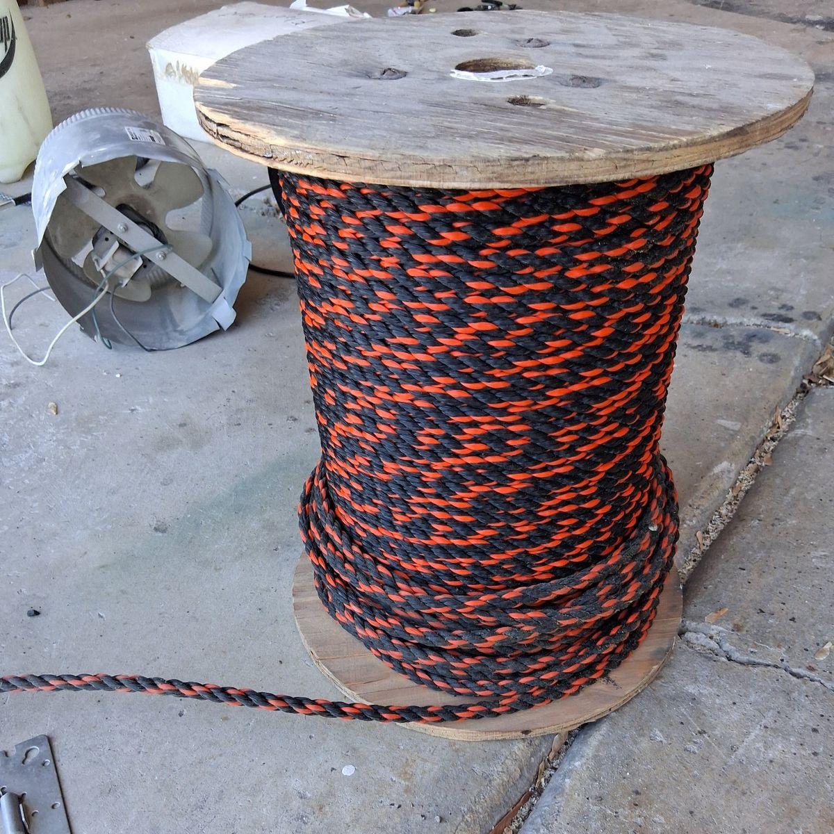 1/2" nylon rope