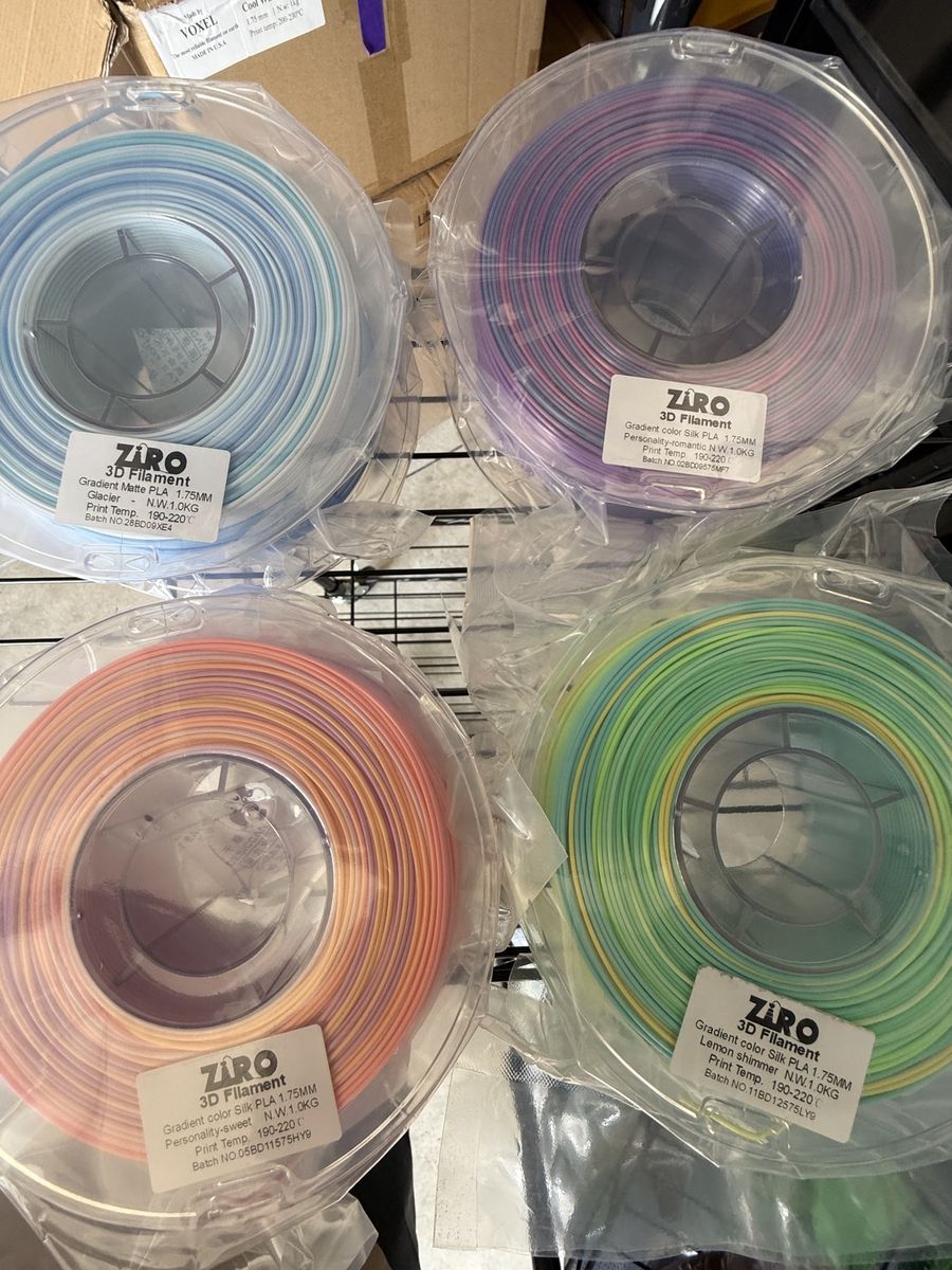 Ziro silk PLA 3D printer filament 1kg New $14