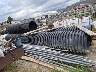 30" Corrugated pipe