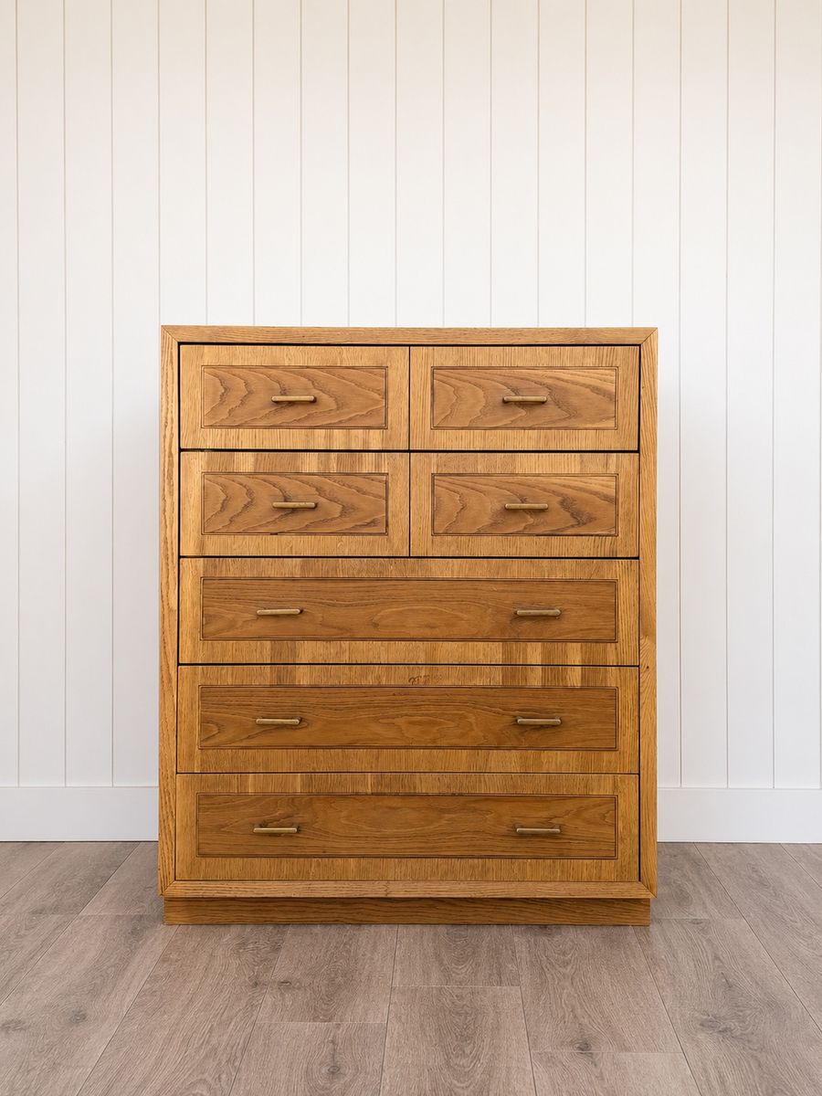 Bassett Oak Tall Dresser