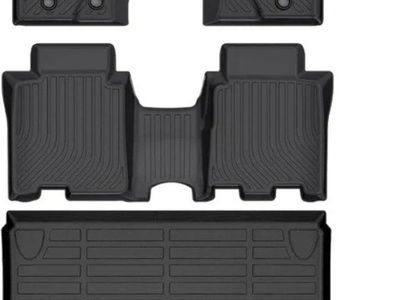 All-Weather TPE Floor Mats & Cargo Liner Set for Ford Bronco 4-Door 2021-2025 (NOT SPORT MODELS)