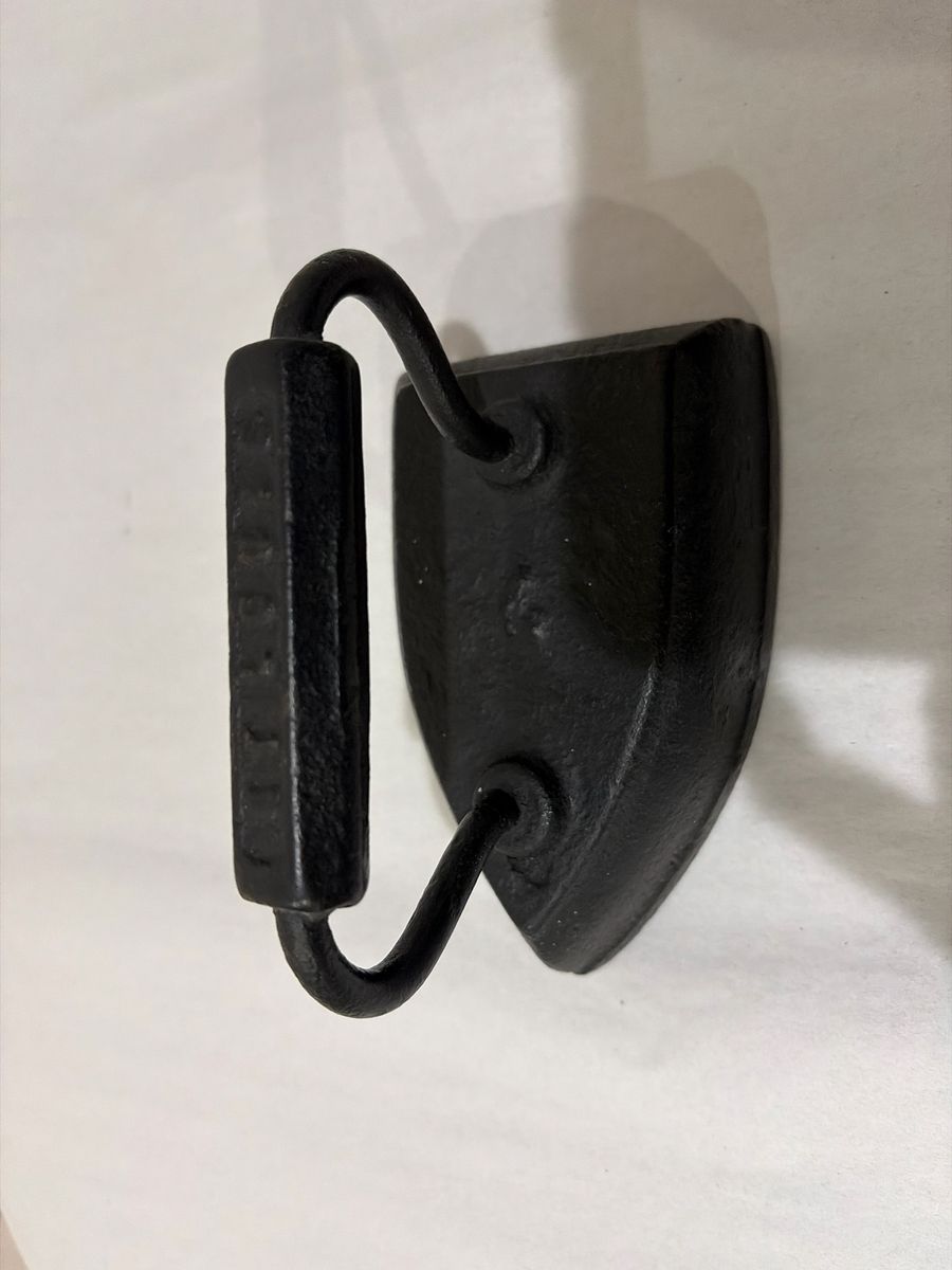 Vintage St. Louis Cast Iron Sad Iron Doorstop or Decor