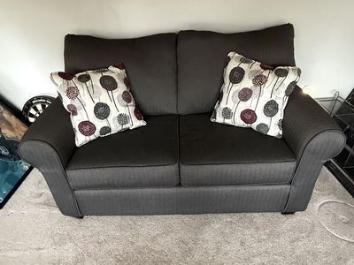 Dark Gray Loveseat - Excellent Condition