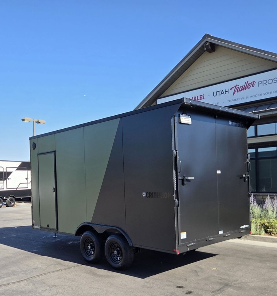 2027 Criterion 8x16 / 8.5x16 .080 Aluminum Exterior Enclosed Cargo Trailer New