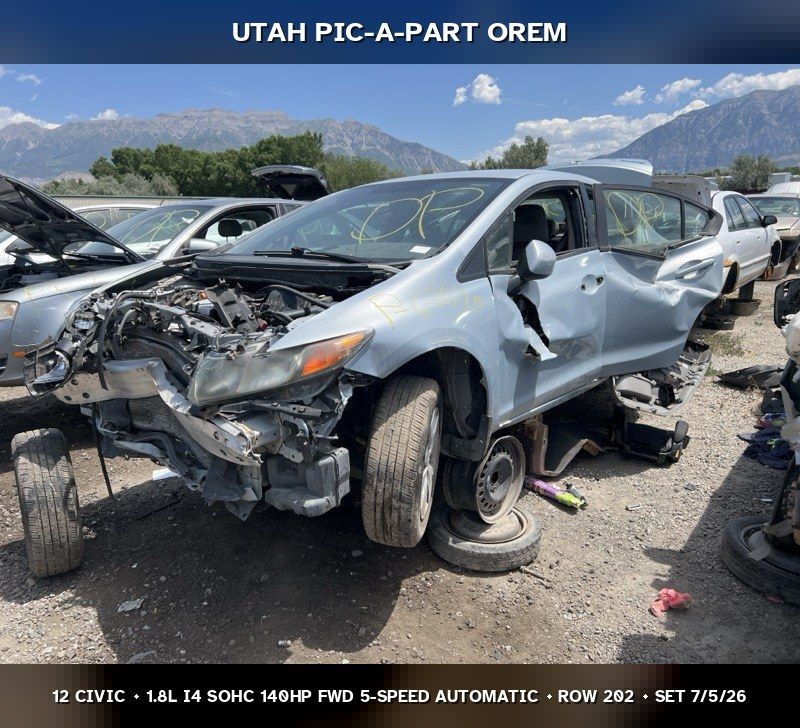 2012 Honda Civic FB Parts - UTPAP Orem